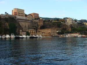 A view of Sorrento as we were pulling away