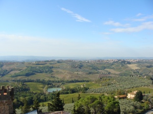 Beautiful views of the Chianti region of Tuscany